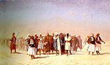 Jean-Leon Gerome Egyptian Recruits Crossing The Desert painting